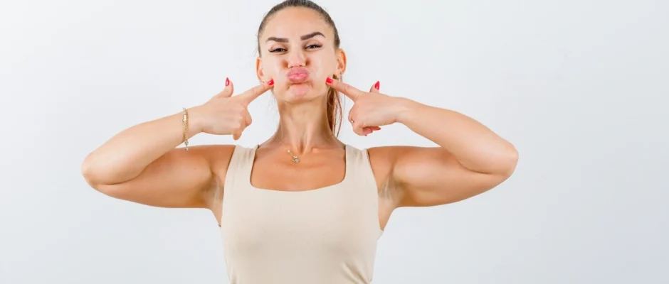 Lose face fat with the right food and exercise