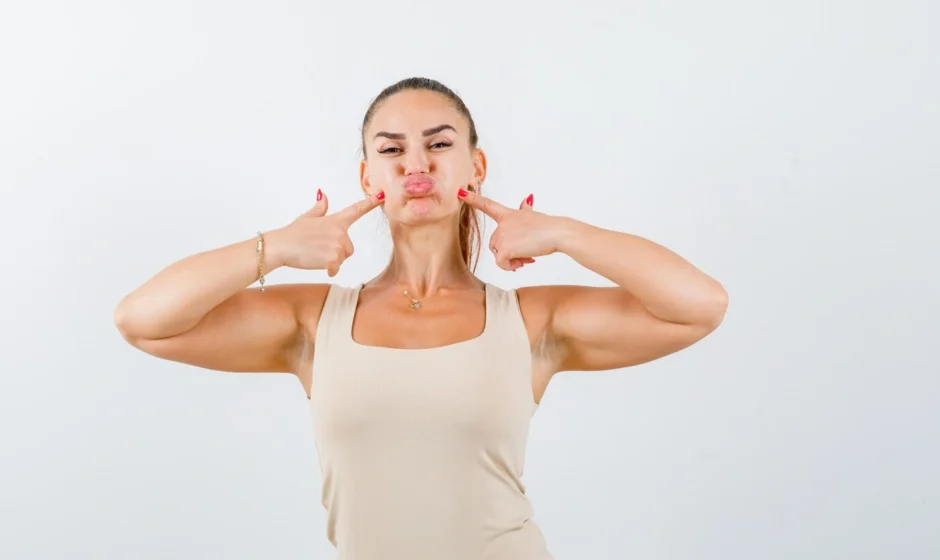 Lose face fat with the right food and exercise