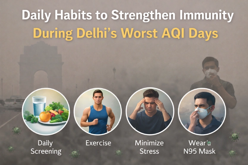Daily Habits to Strengthen Immunity During Delhi’s Worst AQI Days