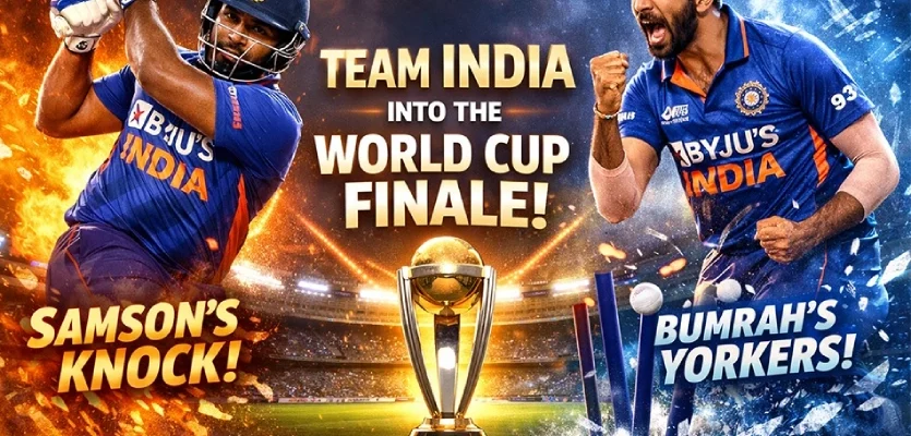 Samson’s Knock and Bumrah’s Yorkers Secured Team India's Spot in World Cup Finale