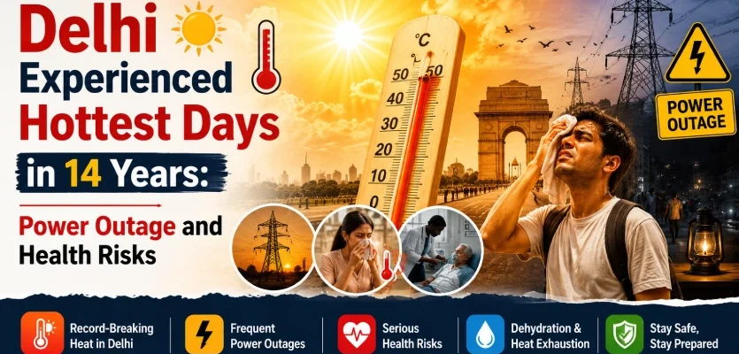 Delhi Experienced Hottest Days in 14 Years: Power Outage and Health Risks