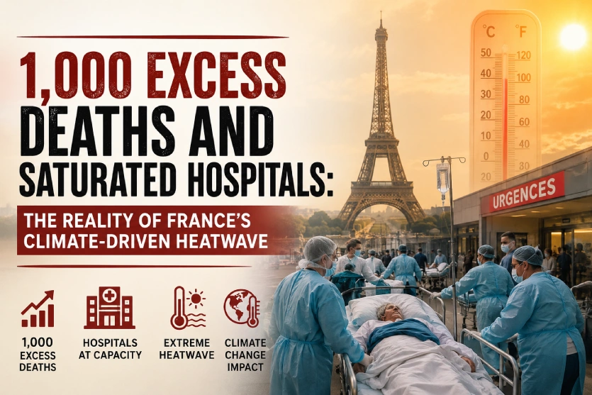 1,000 Excess Deaths and Saturated Hospitals: The Reality of France’s Climate-Driven Heatwave