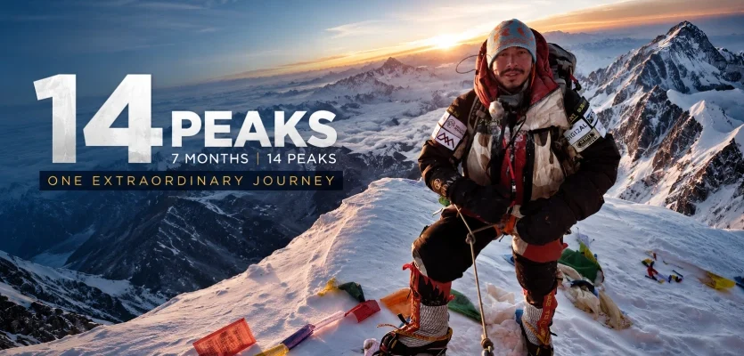 14 Peaks: The Journey of Nirmal Purja Redefining High Altitude Mountaineering Records
