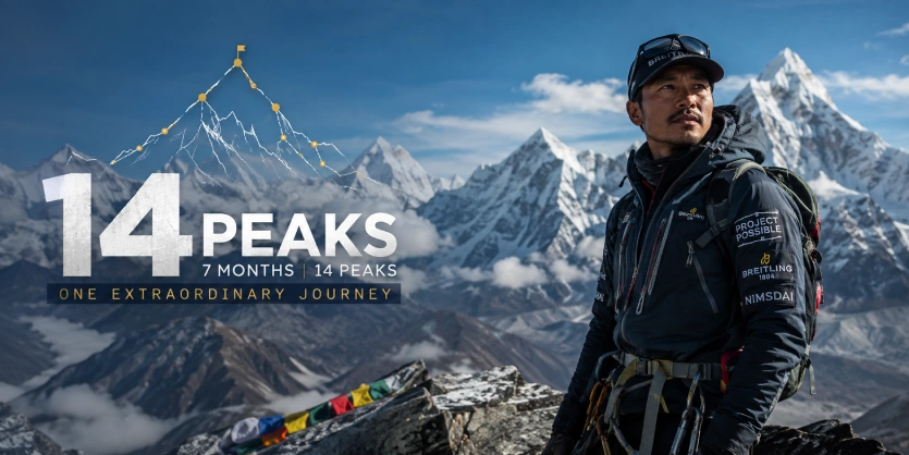 14 Peaks: The Journey of Nirmal Purja Redefining High Altitude Mountaineering Records