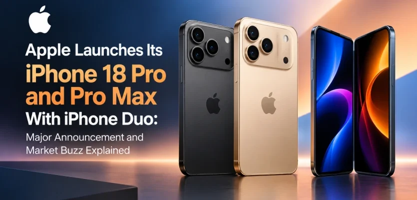 Apple Launches Its iPhone 18 Pro and Pro Max With iPhone Duo: Major Announcement and Market Buzz Explained