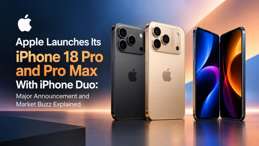 Apple Launches Its iPhone 18 Pro and Pro Max With iPhone Duo: Major Announcement and Market Buzz Explained